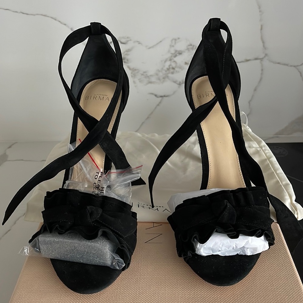Alexandre Birman Lupita Black Suede